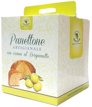 PANETTONE ARTIGIANALE CON CREMA AL BERGAMOTTO